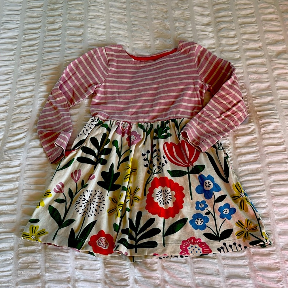 Mini Boden long sleeve dress 6-7Y
